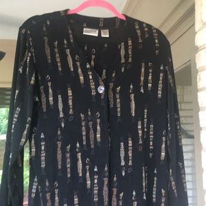 Chicos travelers collection jacket size 2